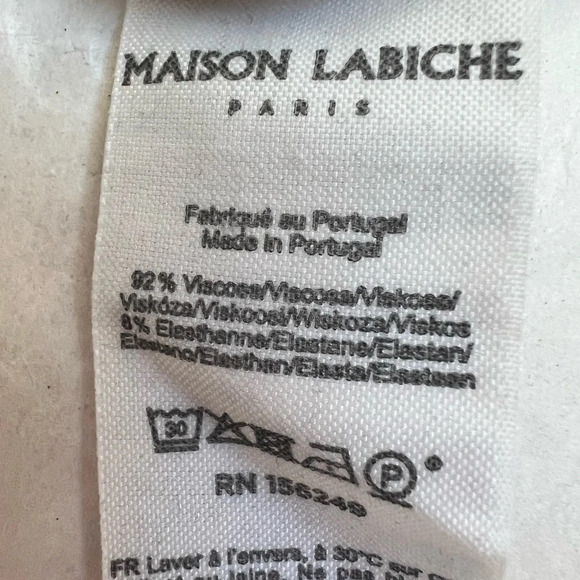 Maison Labiche Black Long Sleeve Viscose Stretchy Bodycon Maxi Dress Size S NWOT - Picture 12 of 12